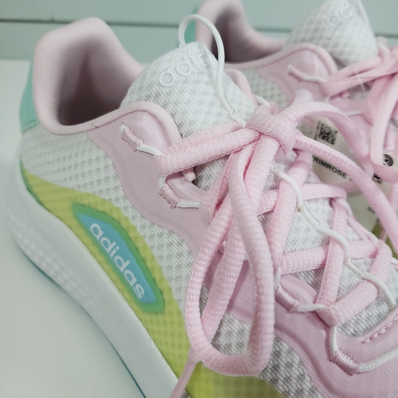 Adidas Primrose Sleek White Hazy Sky FZ3215 Running shoes Sneakers Women's Sz 7 - Picture 4 of 11